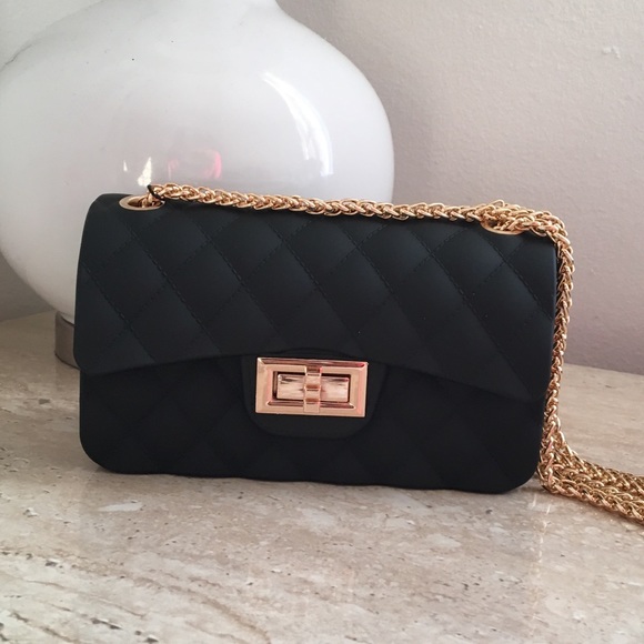 perfect Image Handbags - Black & Gold mini handbag new with tag